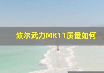 波尔武力MK11质量如何