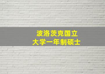 波洛茨克国立大学一年制硕士