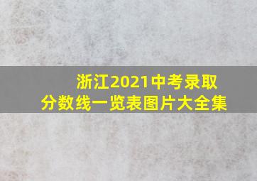 浙江2021中考录取分数线一览表图片大全集