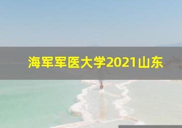 海军军医大学2021山东