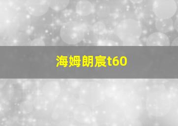 海姆朗宸t60