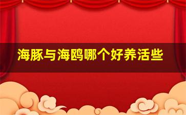 海豚与海鸥哪个好养活些