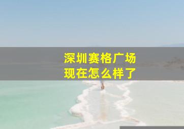 深圳赛格广场现在怎么样了