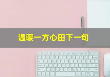 温暖一方心田下一句