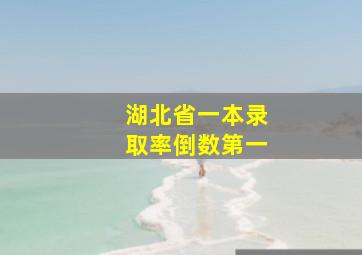 湖北省一本录取率倒数第一