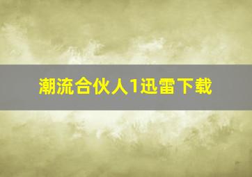 潮流合伙人1迅雷下载