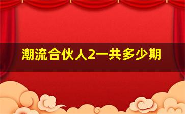 潮流合伙人2一共多少期