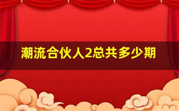 潮流合伙人2总共多少期