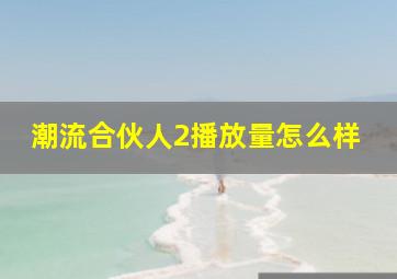 潮流合伙人2播放量怎么样