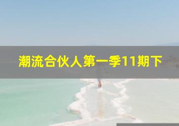 潮流合伙人第一季11期下