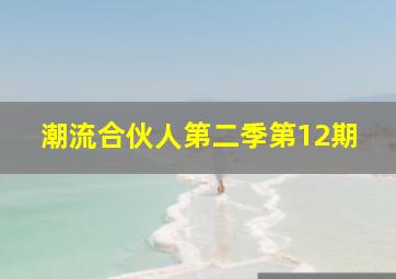 潮流合伙人第二季第12期