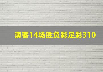 澳客14场胜负彩足彩310