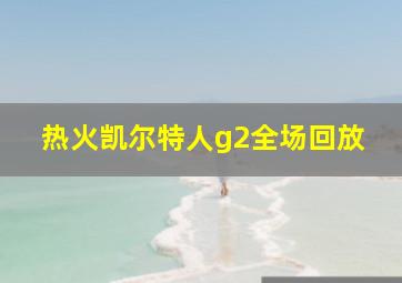 热火凯尔特人g2全场回放