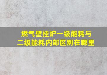 燃气壁挂炉一级能耗与二级能耗内部区别在哪里