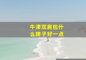 牛津双肩包什么牌子好一点