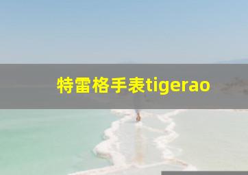 特雷格手表tigerao