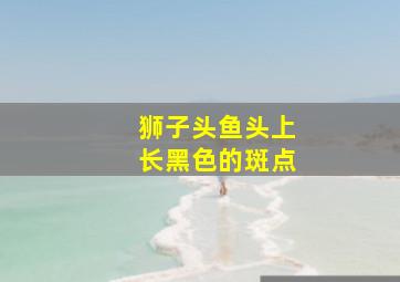 狮子头鱼头上长黑色的斑点