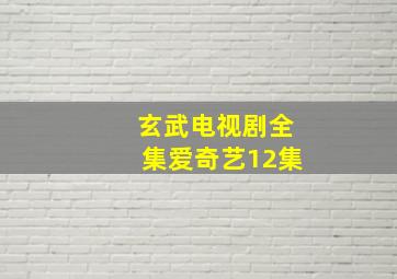 玄武电视剧全集爱奇艺12集