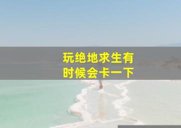 玩绝地求生有时候会卡一下