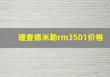 理查德米勒rm3501价格