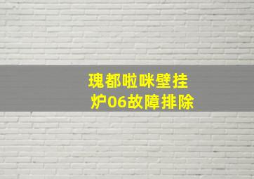 瑰都啦咪壁挂炉06故障排除