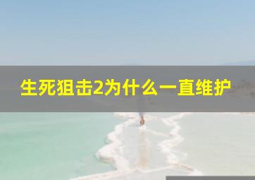 生死狙击2为什么一直维护