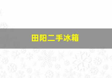 田阳二手冰箱