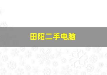 田阳二手电脑