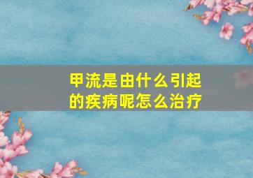 甲流是由什么引起的疾病呢怎么治疗