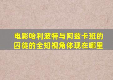 电影哈利波特与阿兹卡班的囚徒的全知视角体现在哪里