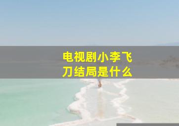 电视剧小李飞刀结局是什么