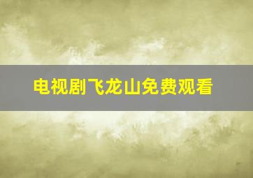 电视剧飞龙山免费观看