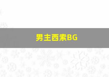 男主西索BG