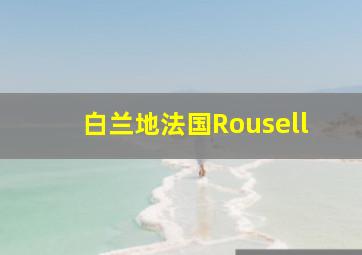 白兰地法国Rousell