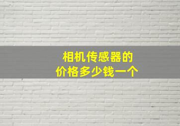 相机传感器的价格多少钱一个