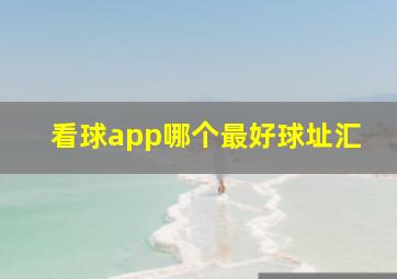 看球app哪个最好球址汇