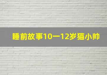 睡前故事10一12岁猫小帅