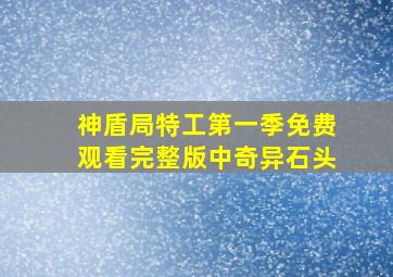 神盾局特工第一季免费观看完整版中奇异石头