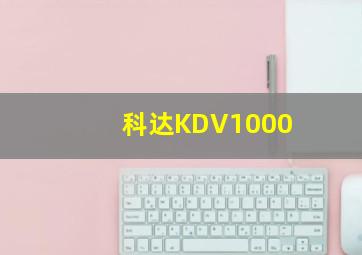 科达KDV1000