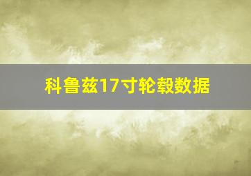 科鲁兹17寸轮毂数据