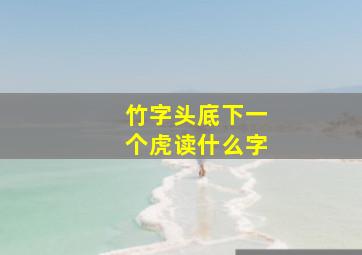 竹字头底下一个虎读什么字