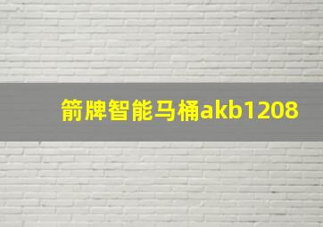 箭牌智能马桶akb1208