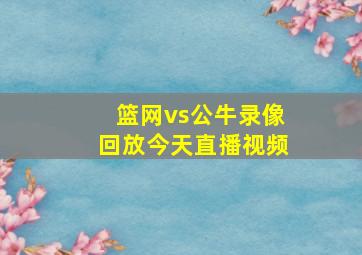 篮网vs公牛录像回放今天直播视频