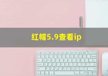 红帽5.9查看ip