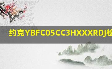 约克YBFC05CC3HXXXRDJ检验报告