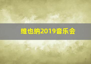 维也纳2019音乐会