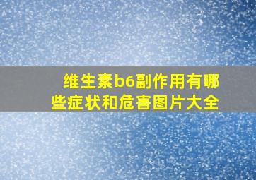 维生素b6副作用有哪些症状和危害图片大全