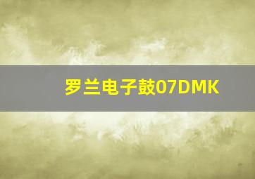 罗兰电子鼓07DMK