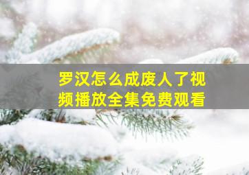 罗汉怎么成废人了视频播放全集免费观看