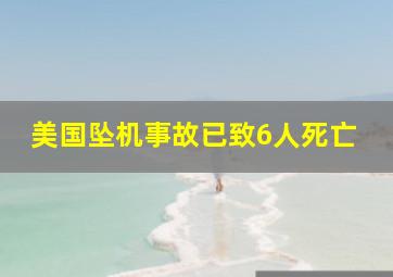 美国坠机事故已致6人死亡